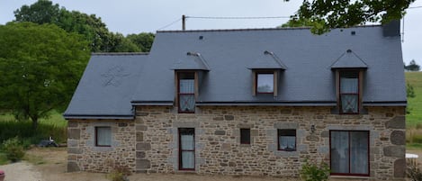 facade sud de la maison 