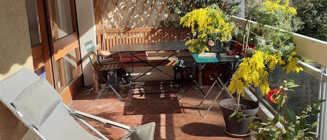 la terrasse plein sud
