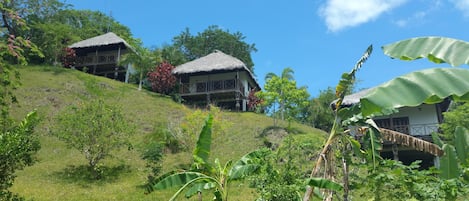 Vue des bungalows vue mer