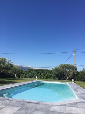 the swimming pool