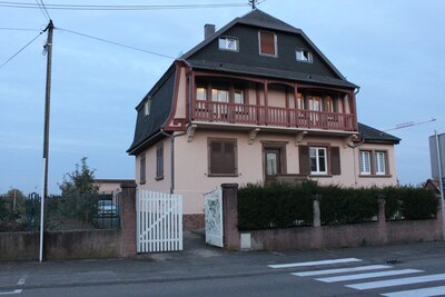 Wohnung und Garten im Haus in Obernai