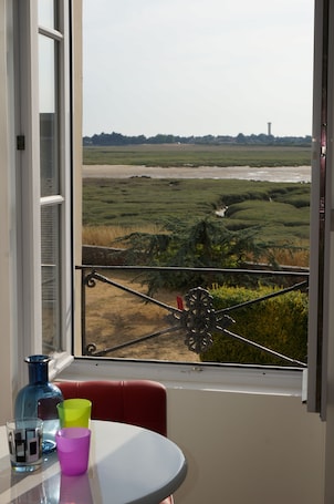 vue sur le havre marée basse
