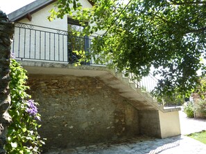 Vue du studio depuis la terrasse