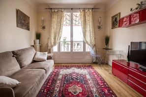 The main room (sofa is convertible)