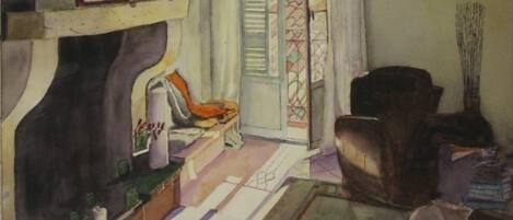 One of our renters captured the feel of the place in watercolour ...