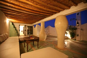 View from the terrace at the Douiria in Riad O2