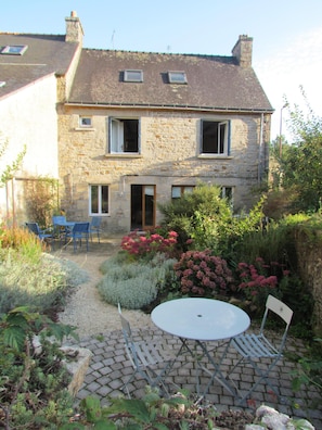 House rear from the private, walled garden