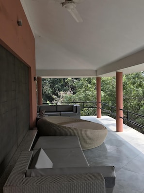 Terrace sitting area