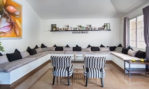 The living room