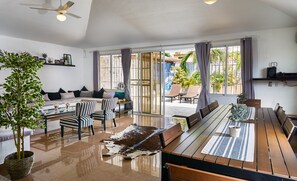The living room