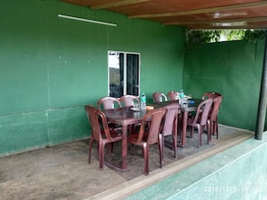Outdoor dining