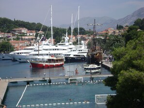 View to the port
