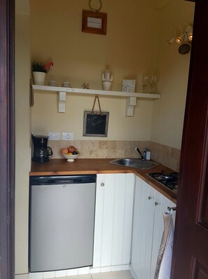Fully equipped kitchenette with 2 induction stoves