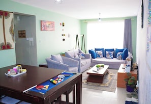 The sitting area