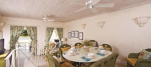 Dining Room looking in to living room 