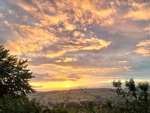 One of the many sunsets - viewed from the decking.