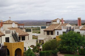 View from the roof terrace towards Portugal & Valle guardiana links golf course