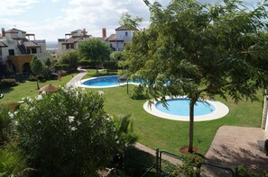 view from the main bedroom balcony 
