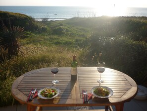 No. 10 Terrace Dining and view of Atlantic Ocean
