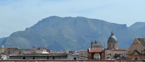 VISTA TETTI CITTA' DI PALERMO DALLA TERRAZZA SUL CENTRO STORICO 