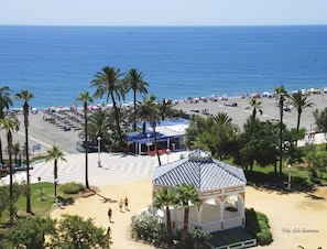 Nearest beach at Torre Del Mar.  Approx 30 mins by car from the apartment. 