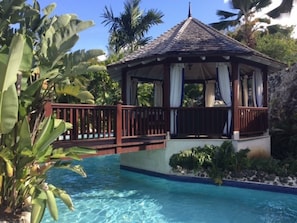 The Gazebo, perfect for evening drinks