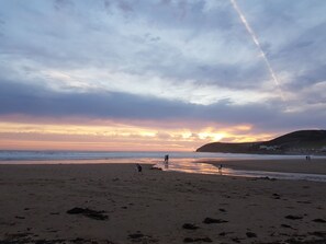 Croyde Beach looking towards Baggy Point