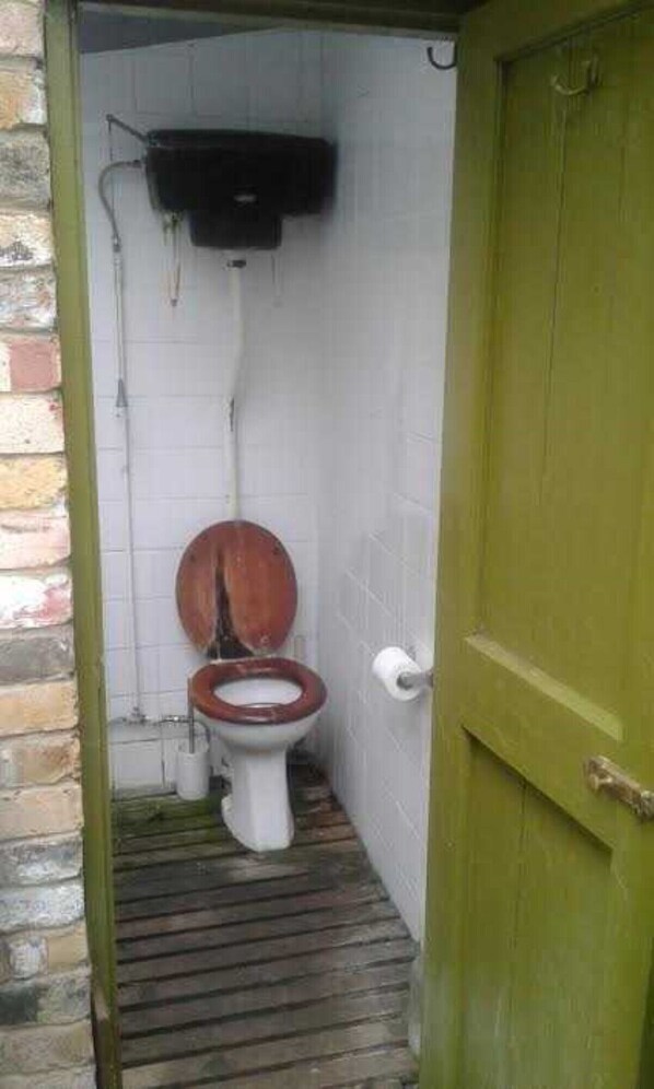 Beautiful secluded bathroom in the garden