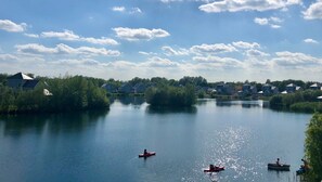 Kayaking on the lake