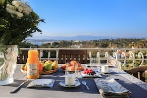 Breakfast on the terrace