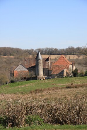 View from across the fields