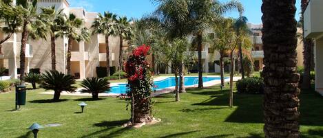 View of pool from Patio