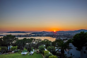 Beautiful sunsets to enjoy whilst dining on the terrace.