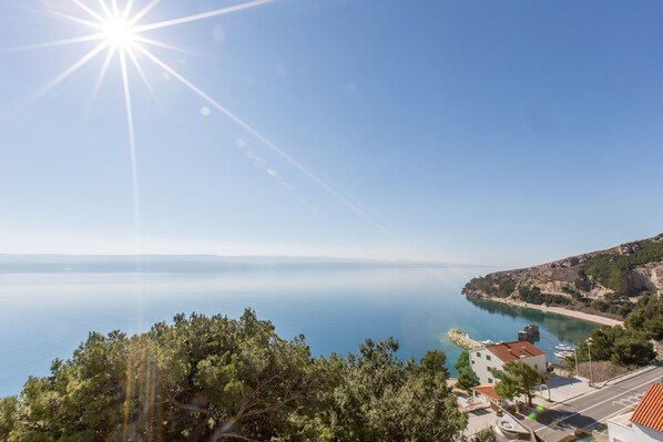 sea view from terrace
