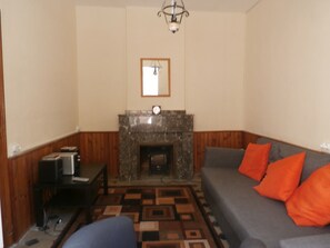 The smaller lounge with sofa bed