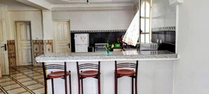 Coin cuisine avec ustensile