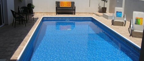 3.5 X 7 metre private pool.