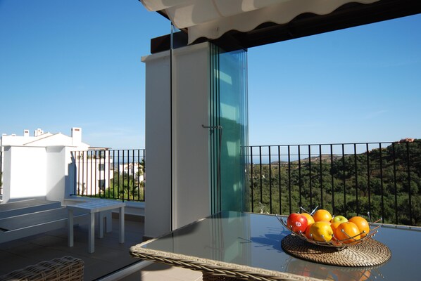 Breathtaking terrace views.