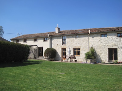 Beautifully Converted French Barn & Holiday Cottages with shared pool and garden
