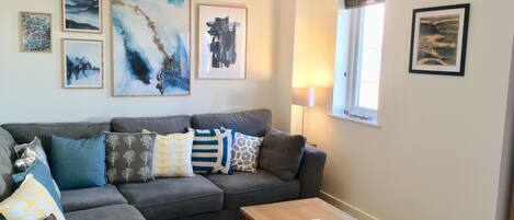 Modern & spacious lounge with comfortable sofa