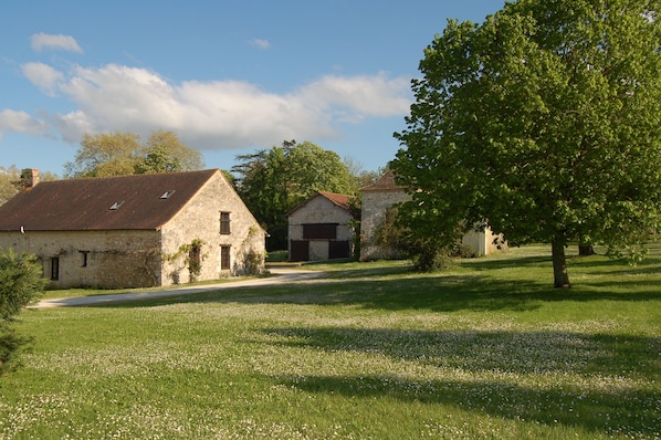 The gites are set in lovely grounds