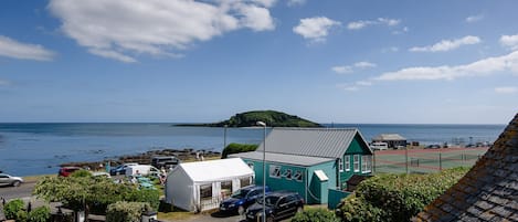 View of Looe Island from the balcony