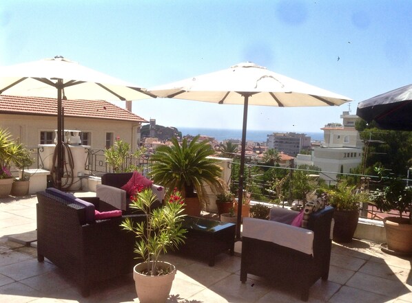 View from the roof terrace