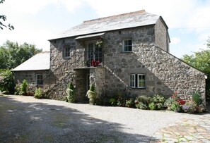 Appletree is located on the first floor of the barn accessed by stone steps.