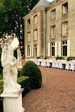 Espace banquet en plein air