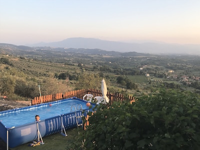 Traditional Stone House near Rome with Beautiful Views and pool