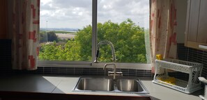Great view from kitchen