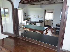 kitchen seen from the dining room