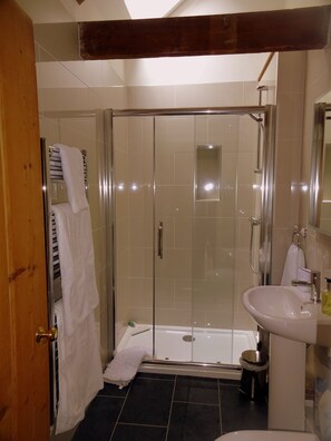 Bathroom with walk-in shower