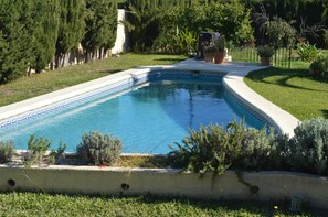 Swimming Pool Looking Towards Orchard